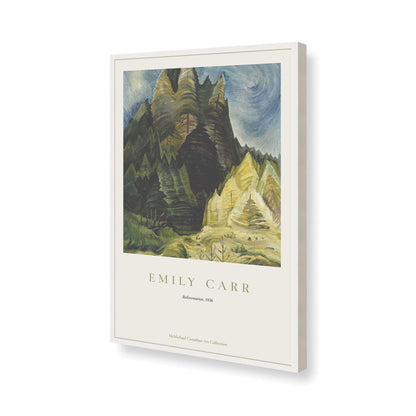 [Color:Opaque White], Picture of art in a Opaque White frame of the corner