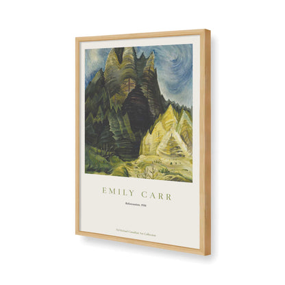 [Color:American Maple], Picture of art in a American Maple frame of the corner