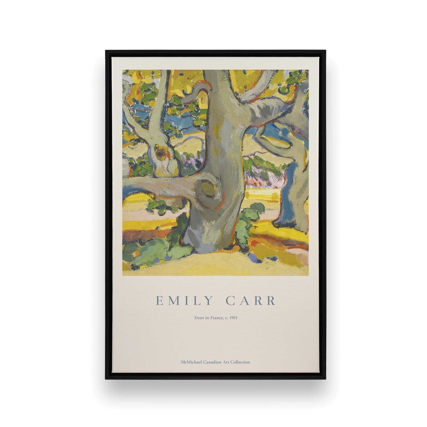 [Color:Satin Black], Picture of art in a Satin Black frame
