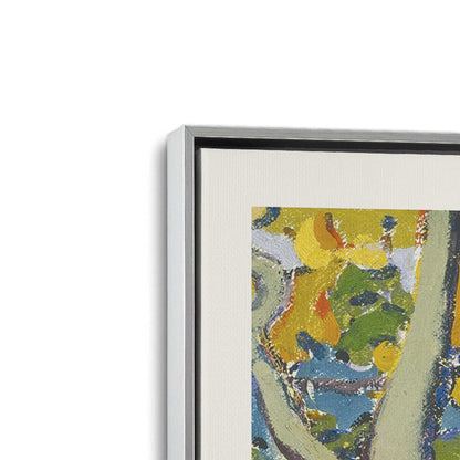 [Color:Polished Chrome], Picture of art in a Polished Chrome frame at an angle