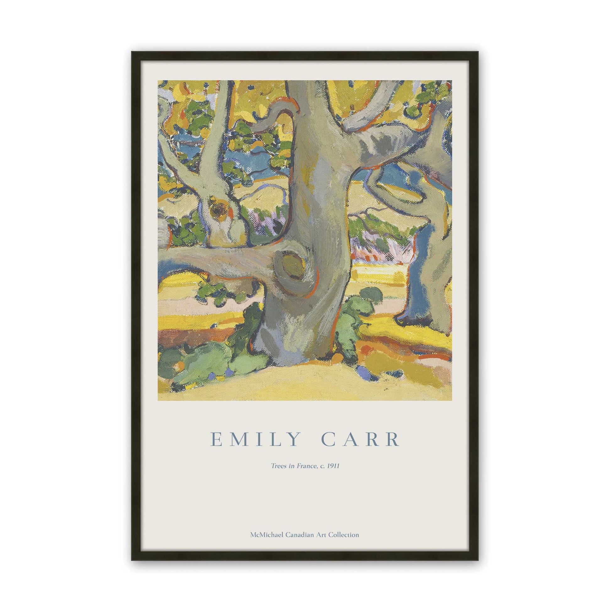 [Color:Satin Black], Picture of art in a Satin Black frame