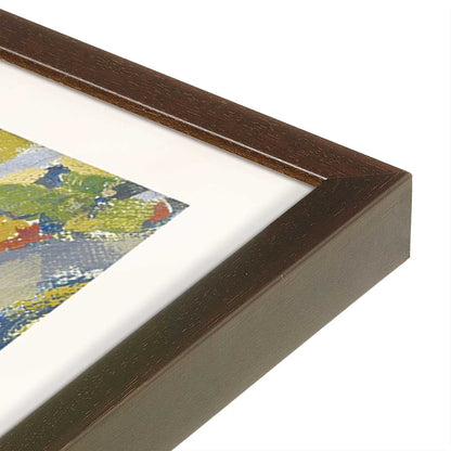 [Color:Belvinder Brown], Picture of art in a Belvinder Brown frame at an angle