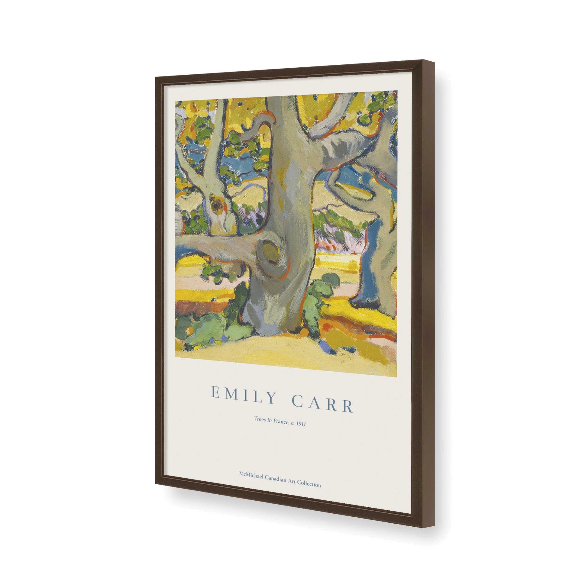 [Color:Belvinder Brown], Picture of art in a Belvinder Brown frame of the corner