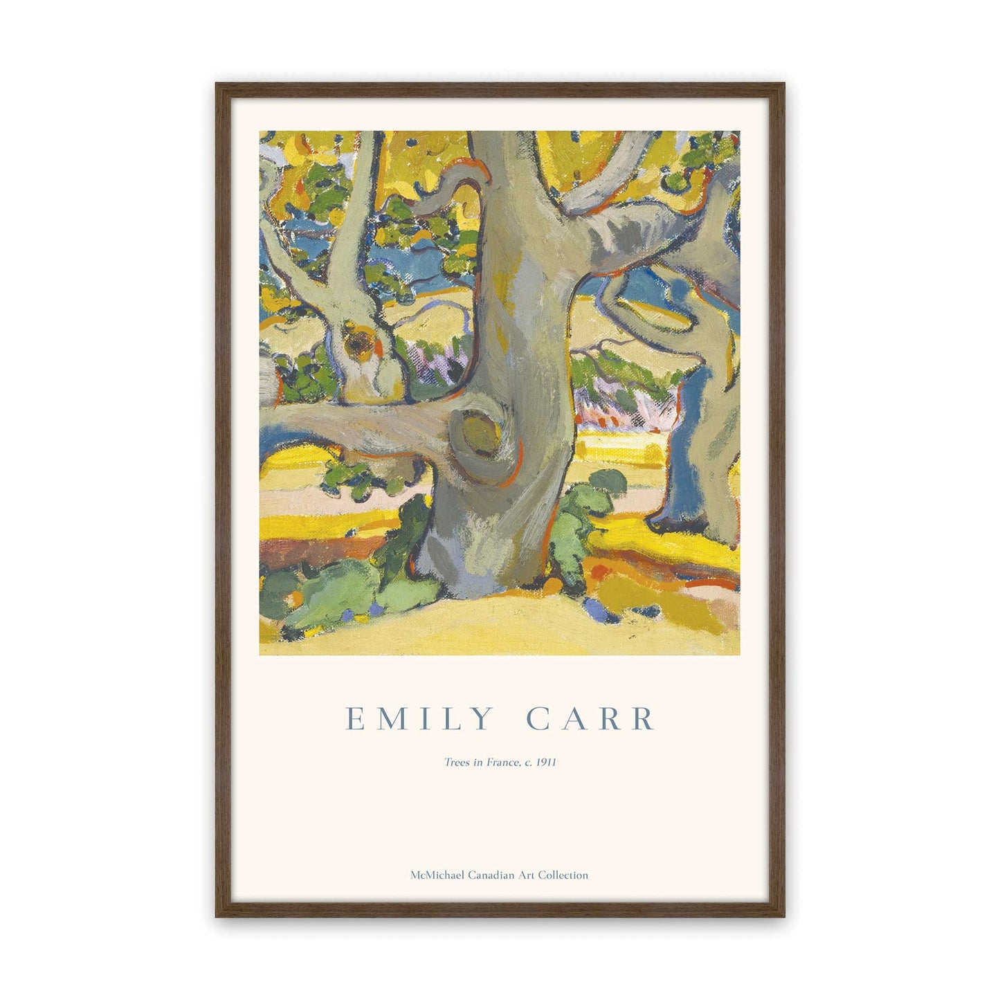 [Color:Walnut], Picture of art in a Walnut frame