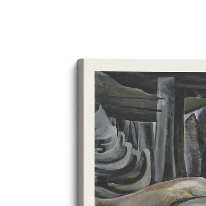 [Color:Stretched Canvas], Picture of the corner of the art
