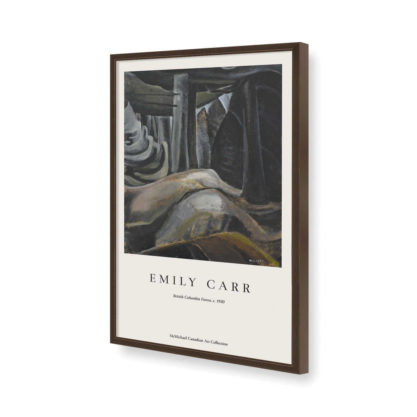 [Color:Belvinder Brown], Picture of art in a Belvinder Brown frame of the corner