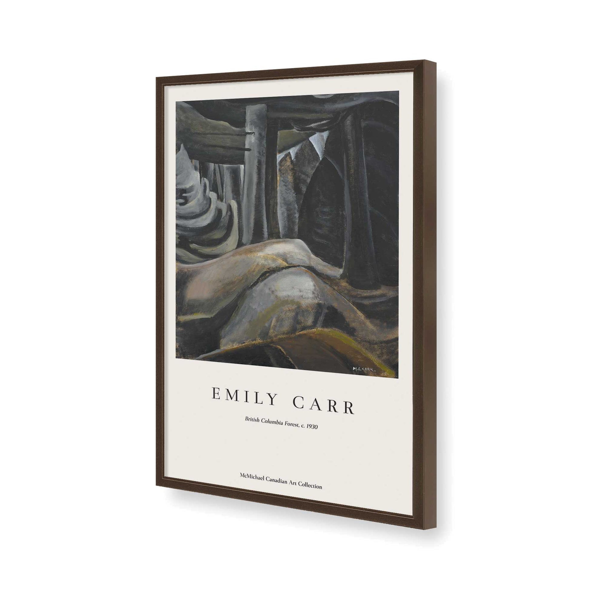 [Color:Belvinder Brown], Picture of art in a Belvinder Brown frame of the corner
