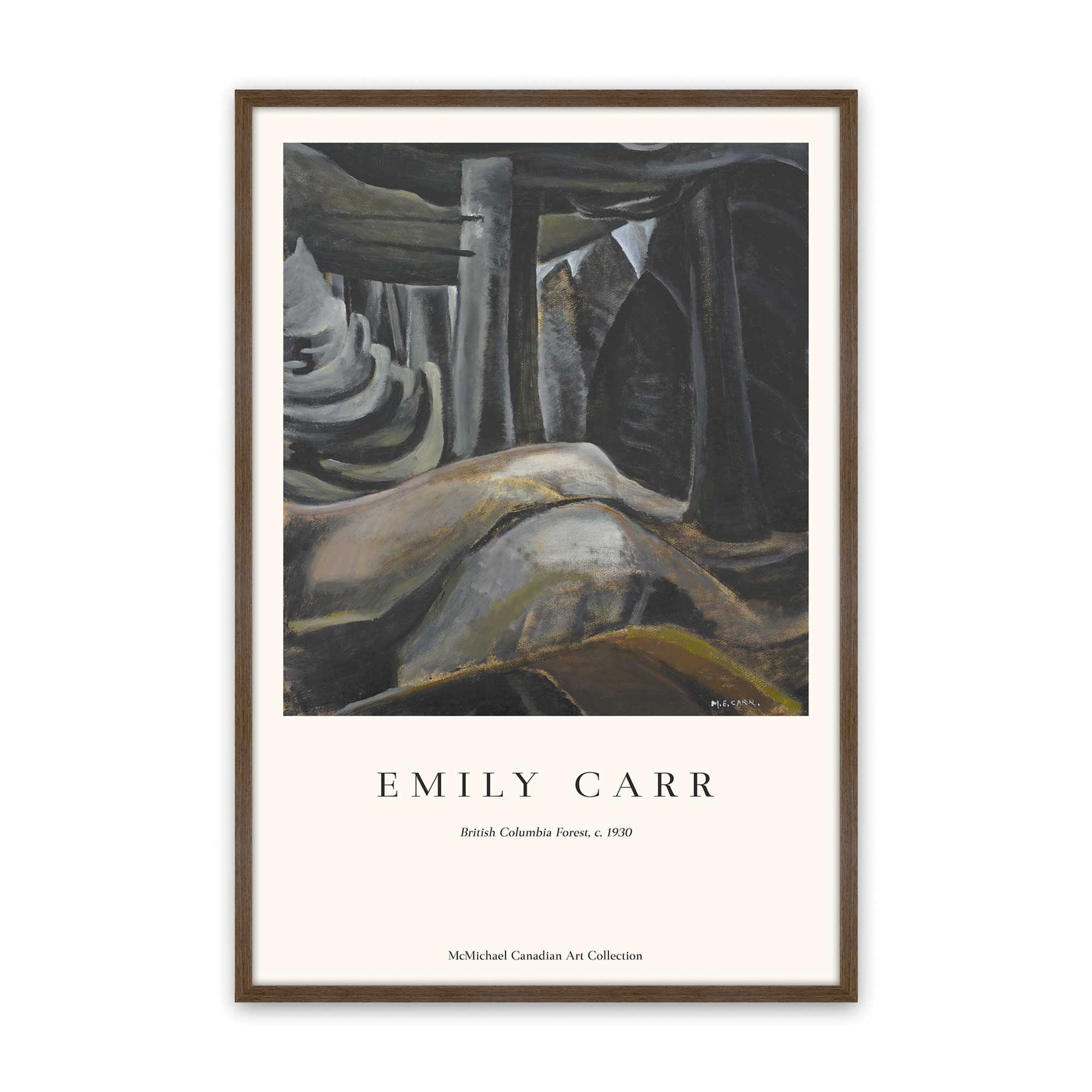 [Color:Walnut], Picture of art in a Walnut frame