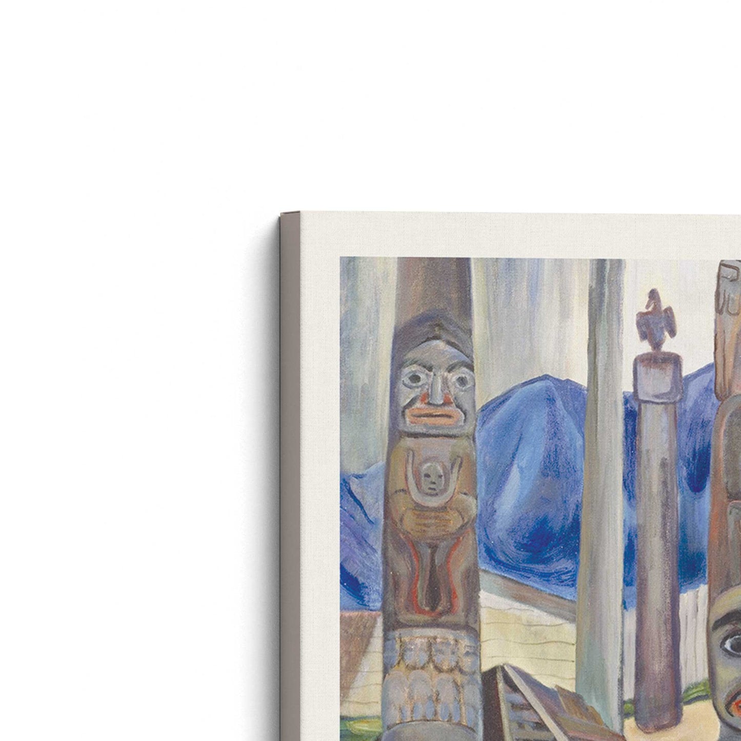 [Color:Stretched Canvas], Picture of the corner of the art