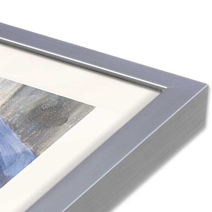 [Color:Polished Chrome], Picture of art in a Polished Chrome frame at an angle