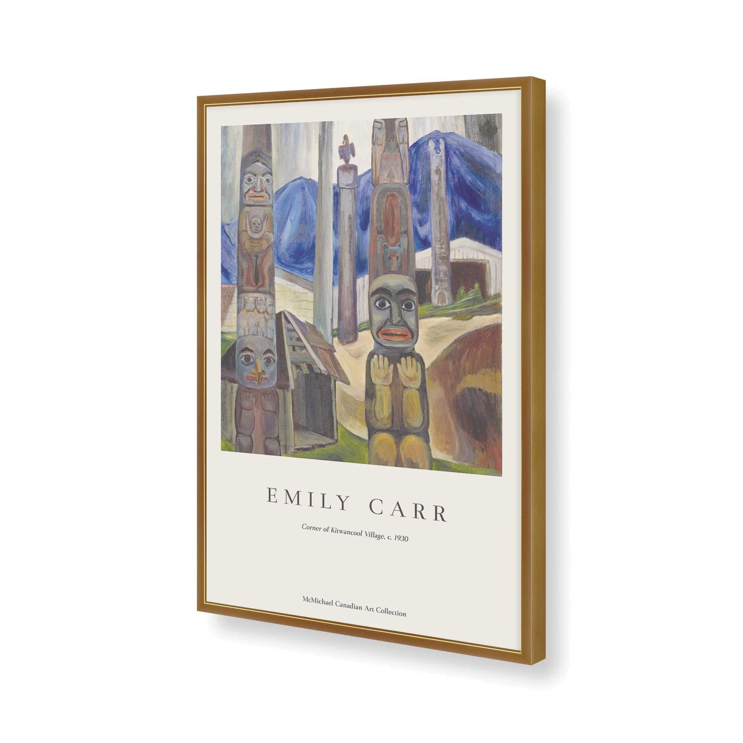 [Color:Polished Gold], Picture of art in a Polished Gold frame of the corner