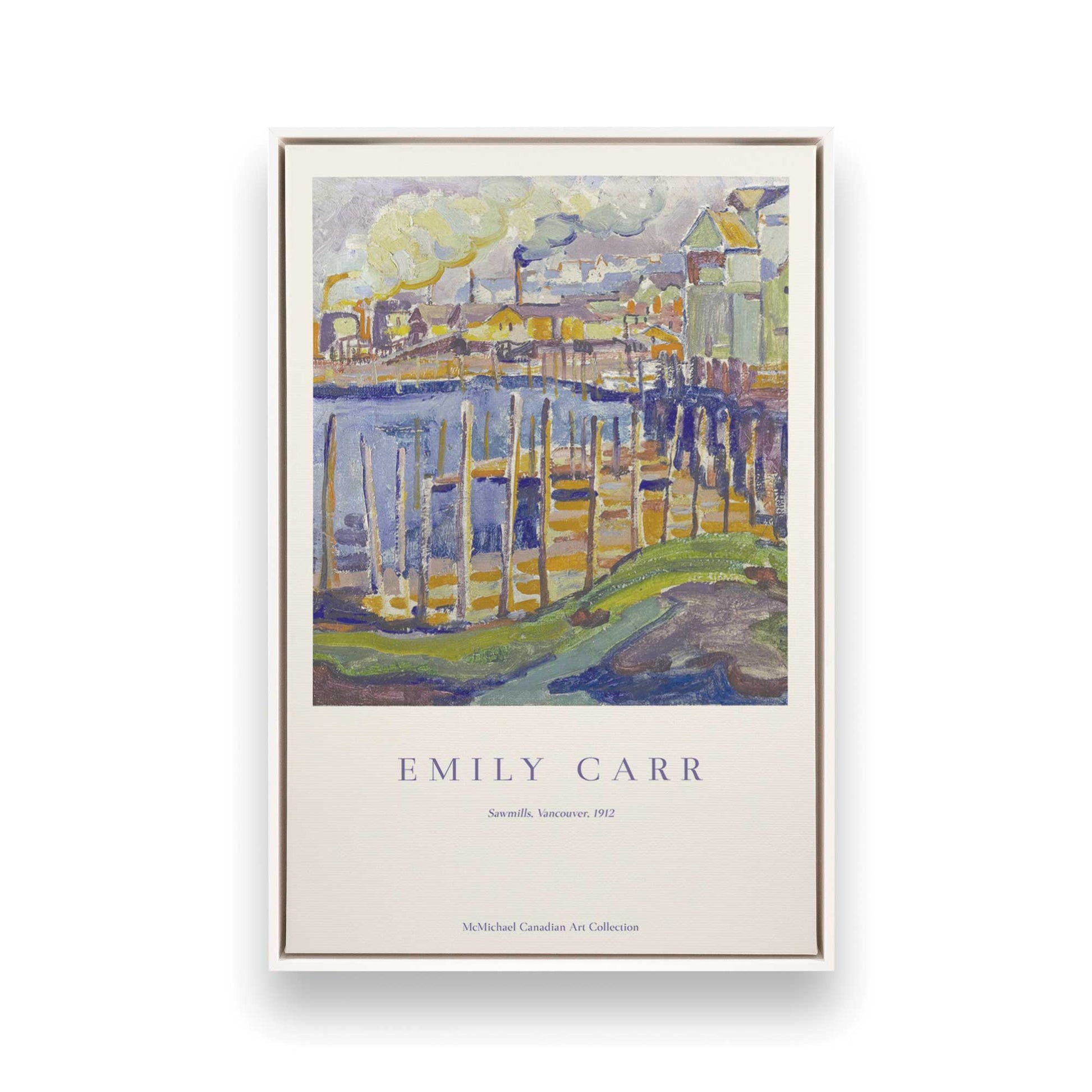 [Color:Opaque White], Picture of art in a White frame