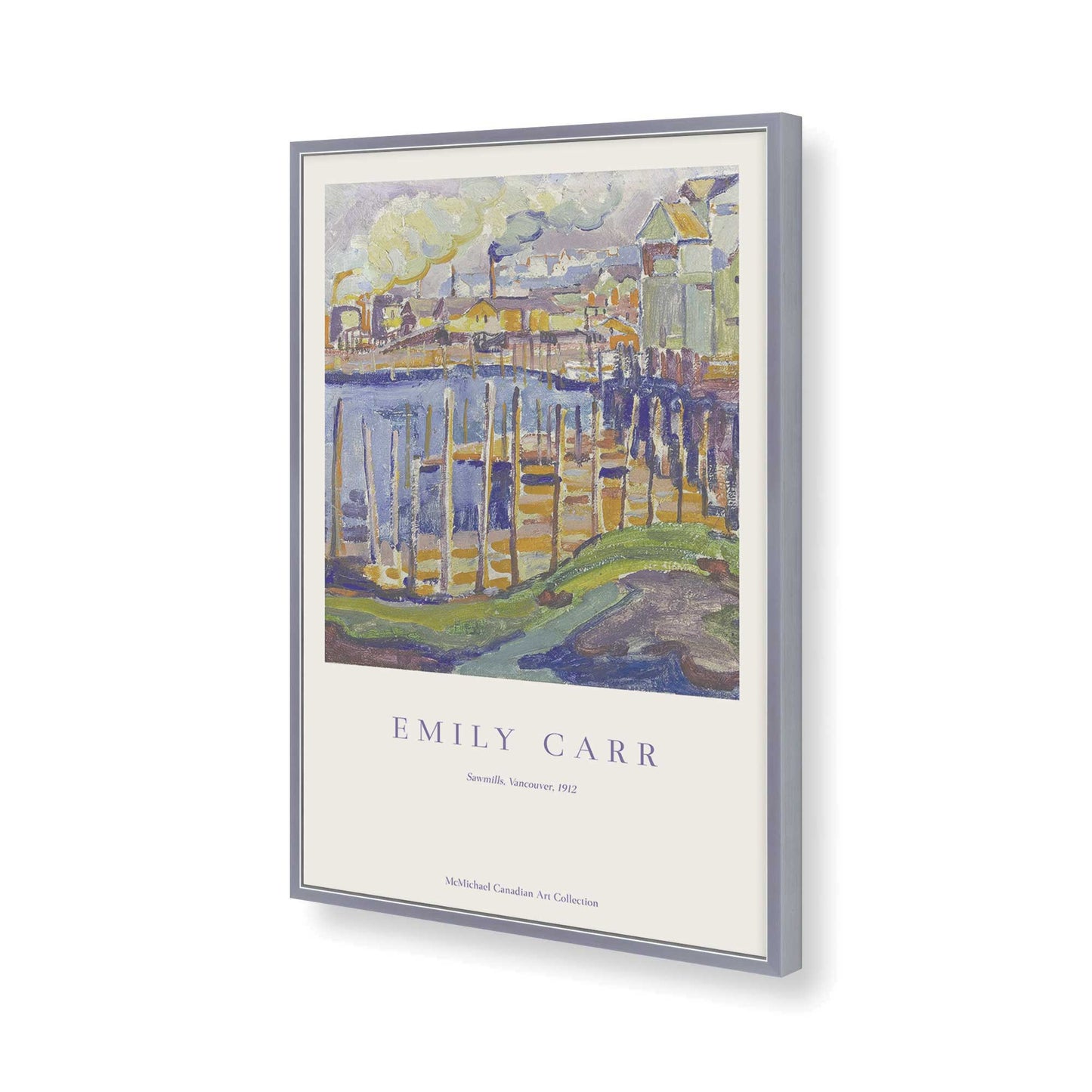 [Color:Polished Chrome], Picture of art in a Polished Chrome frame of the corner