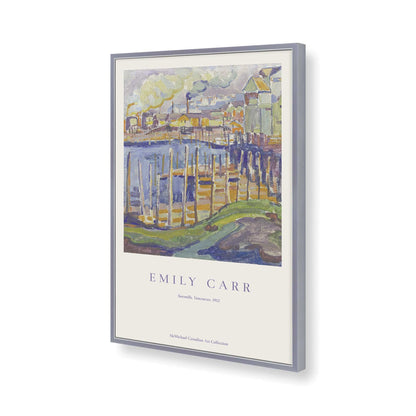 [Color:Polished Chrome], Picture of art in a Polished Chrome frame of the corner