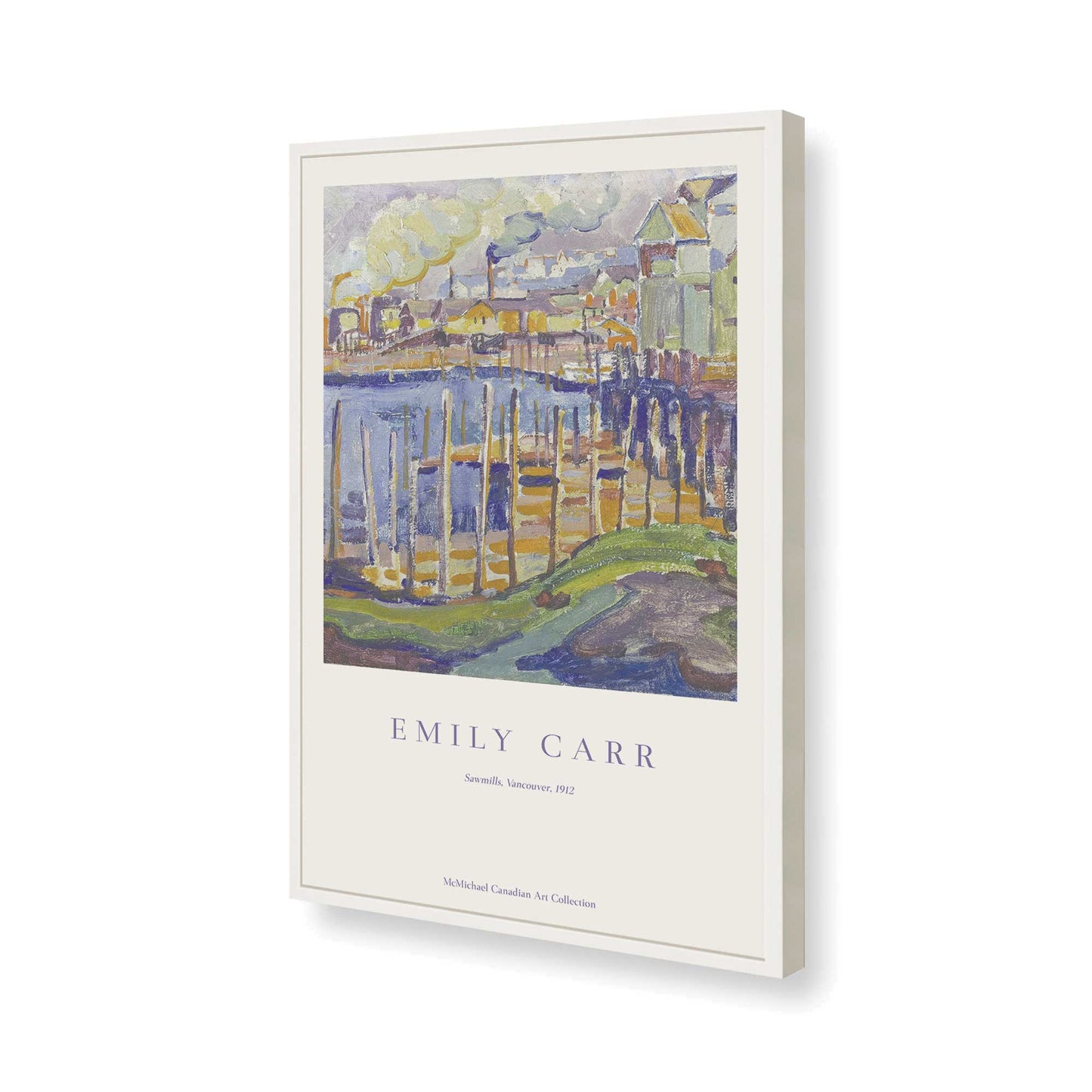 [Color:Opaque White], Picture of art in a Opaque White frame of the corner
