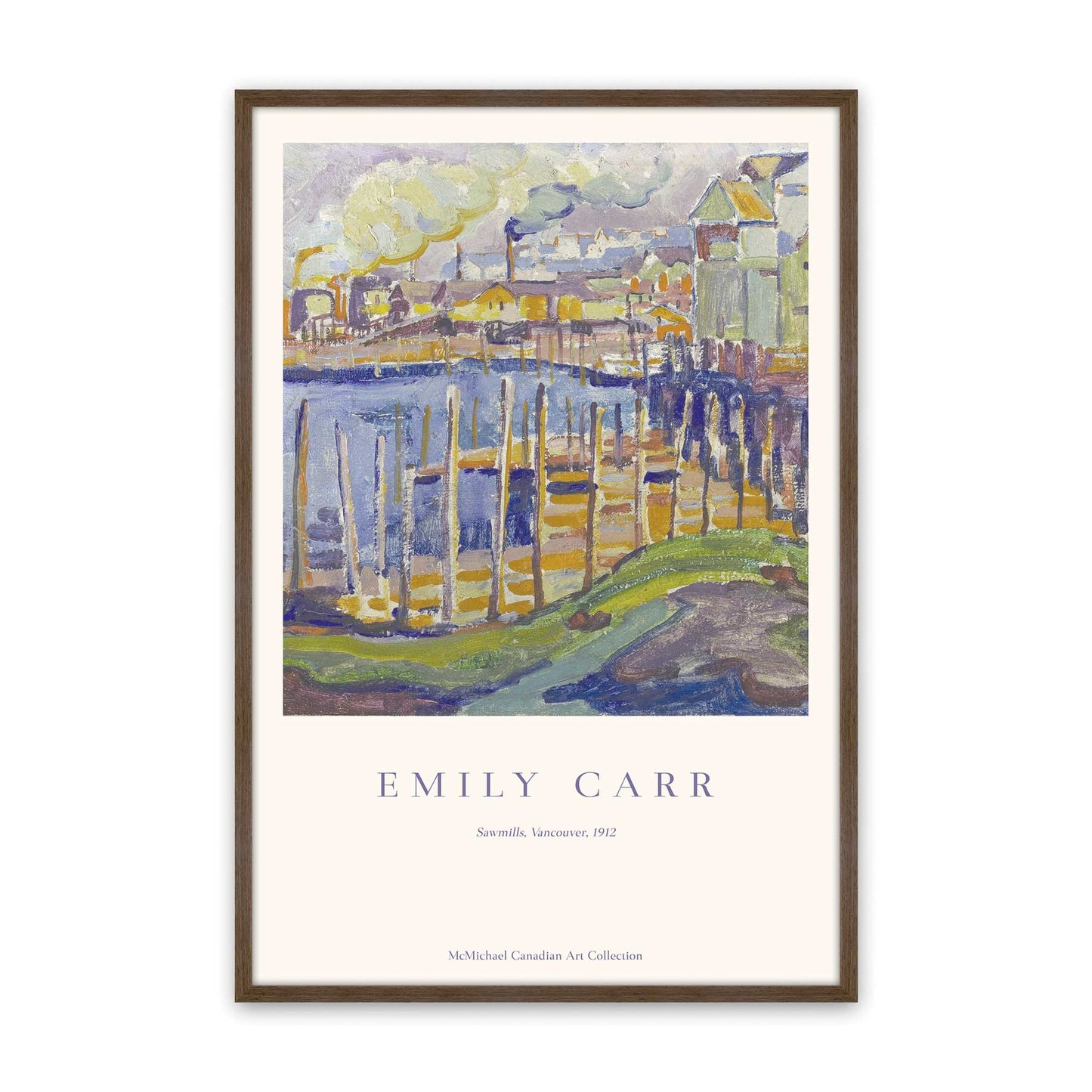 [Color:Walnut], Picture of art in a Walnut frame