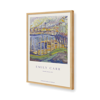 [Color:American Maple], Picture of art in a American Maple frame of the corner