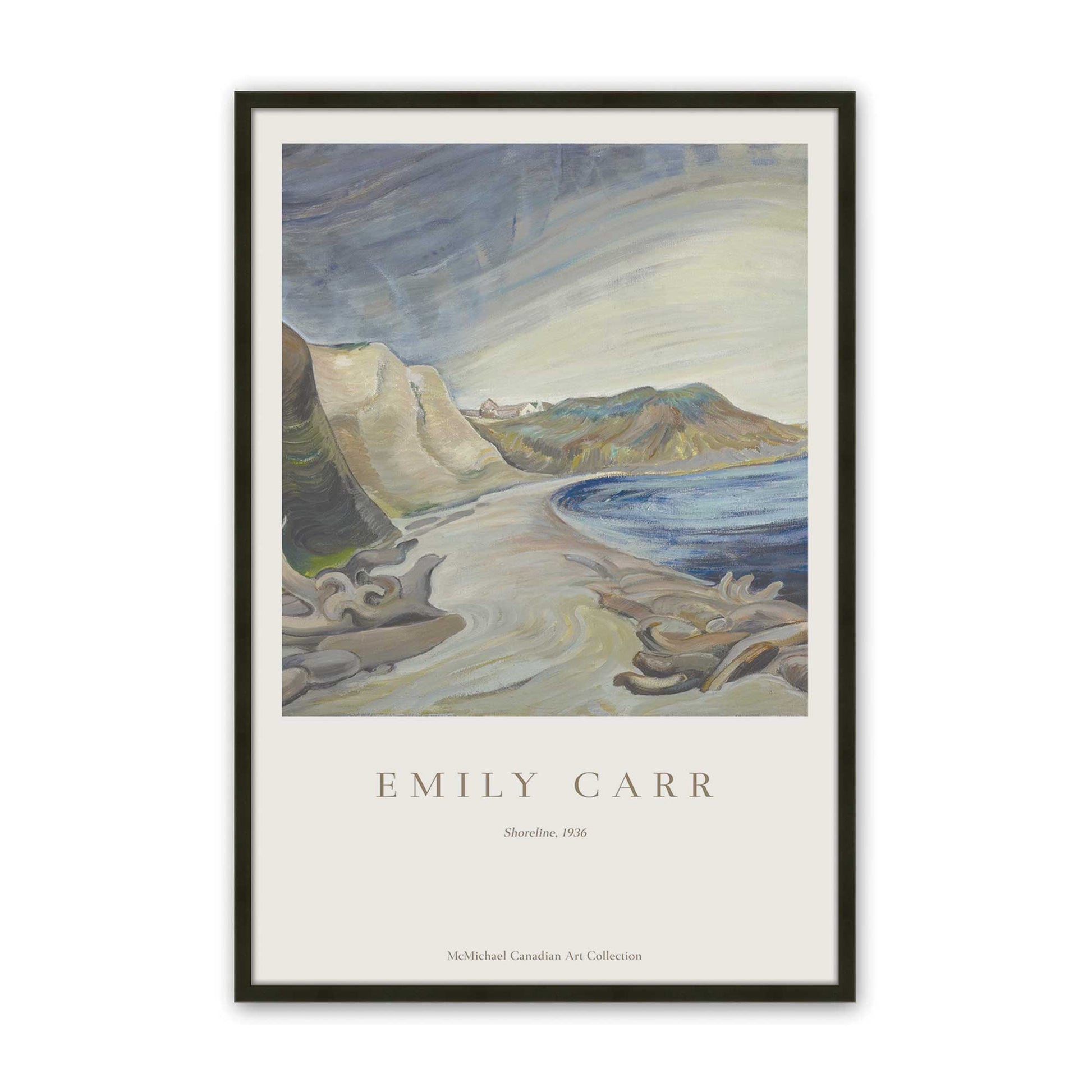 [Color:Satin Black], Picture of art in a Satin Black frame