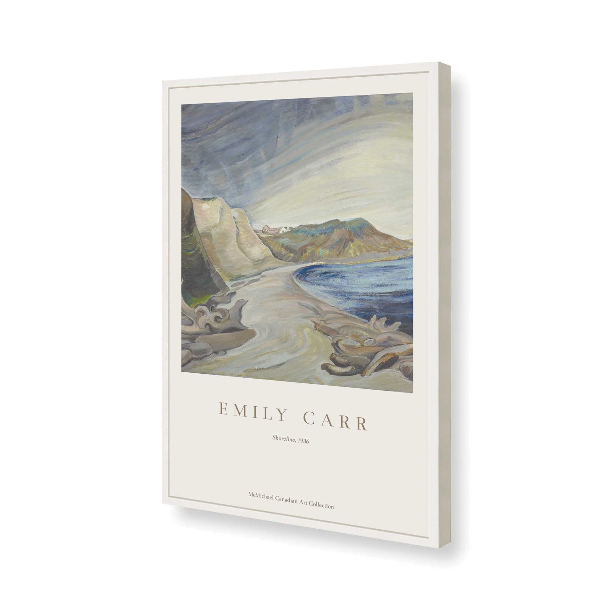 [Color:Opaque White], Picture of art in a Opaque White frame of the corner