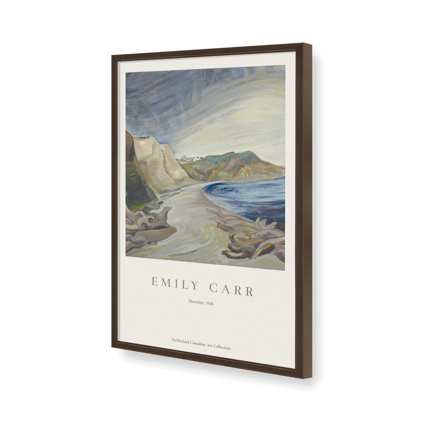 [Color:Belvinder Brown], Picture of art in a Belvinder Brown frame of the corner