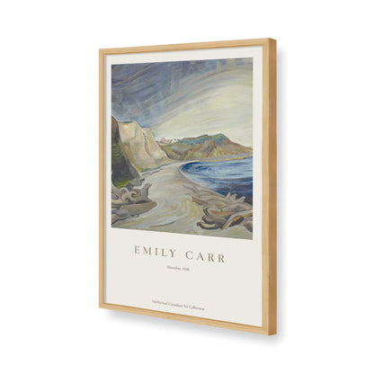[Color:American Maple], Picture of art in a American Maple frame of the corner