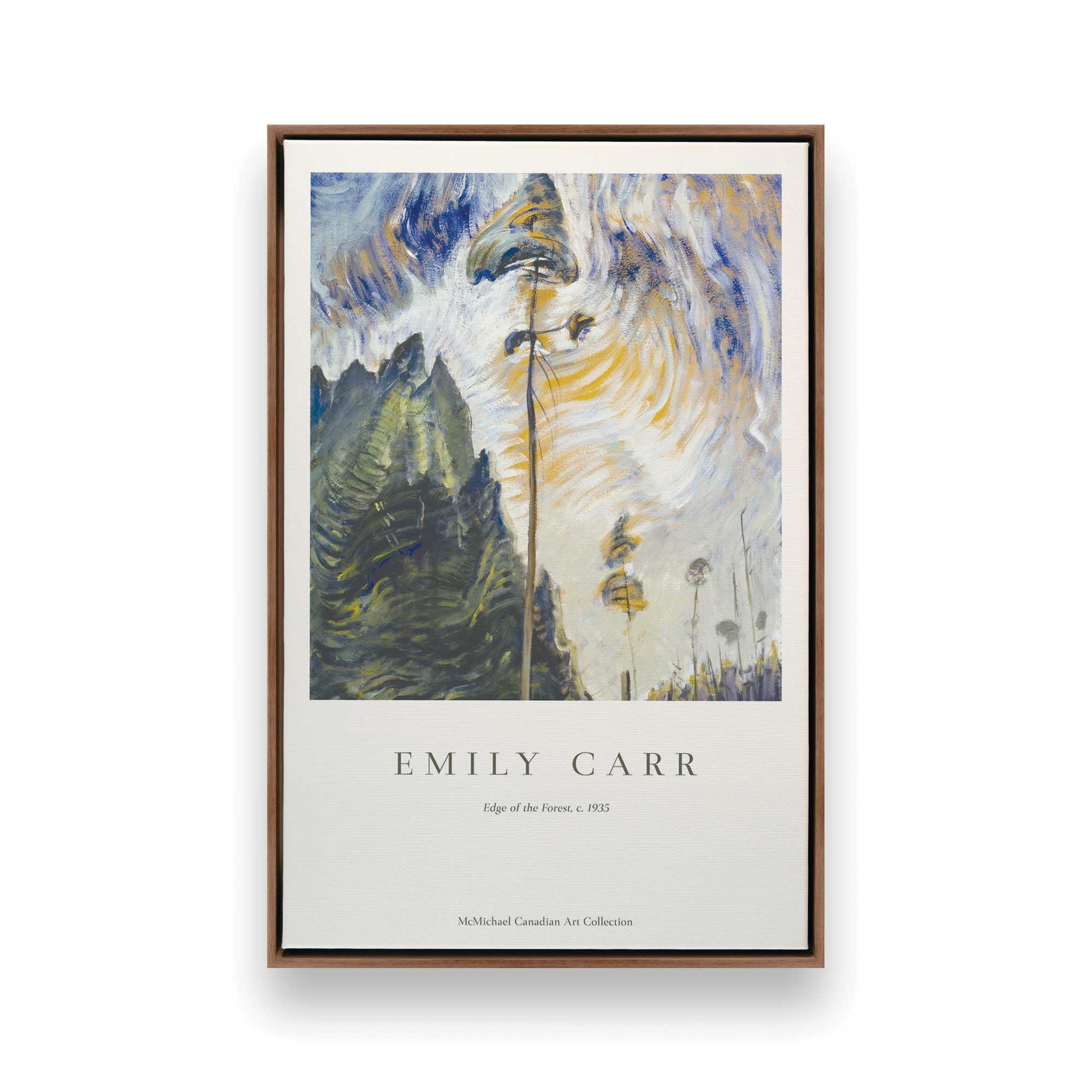 [Color:Walnut], Picture of art in a Walnut frame