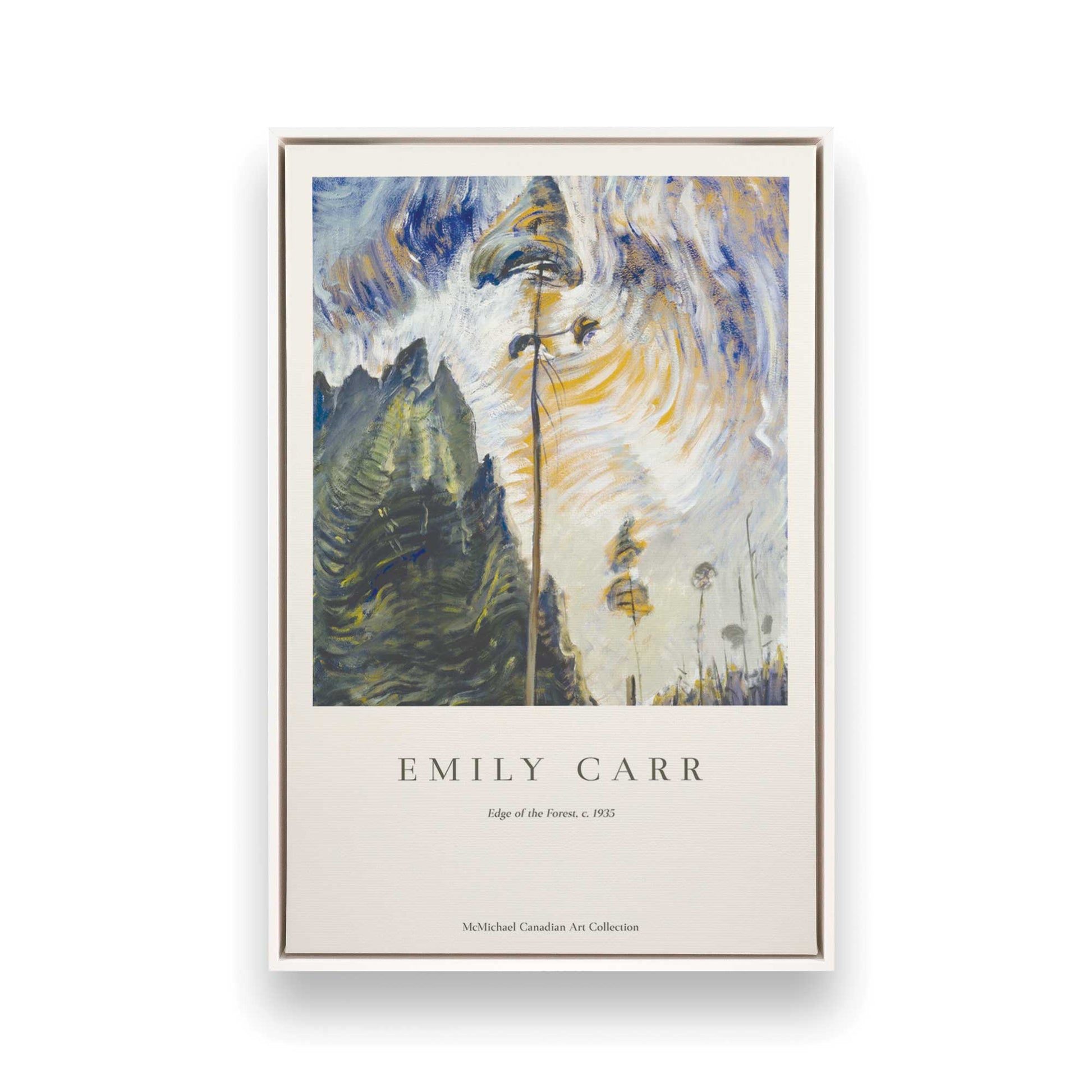 [Color:Opaque White], Picture of art in a White frame