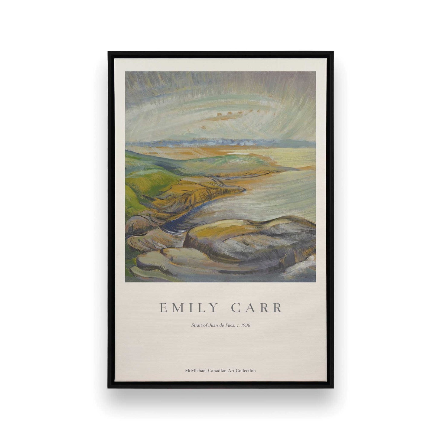 [Color:Satin Black], Picture of art in a Satin Black frame