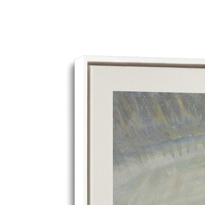 [Color:Opaque White], Picture of art in a White frame at an angle