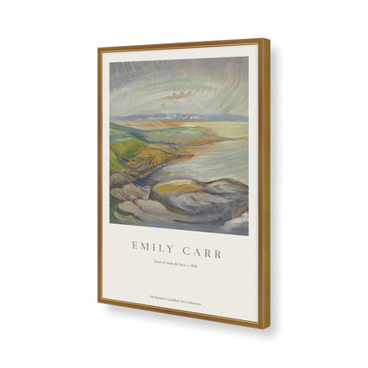 [Color:Polished Gold], Picture of art in a Polished Gold frame of the corner