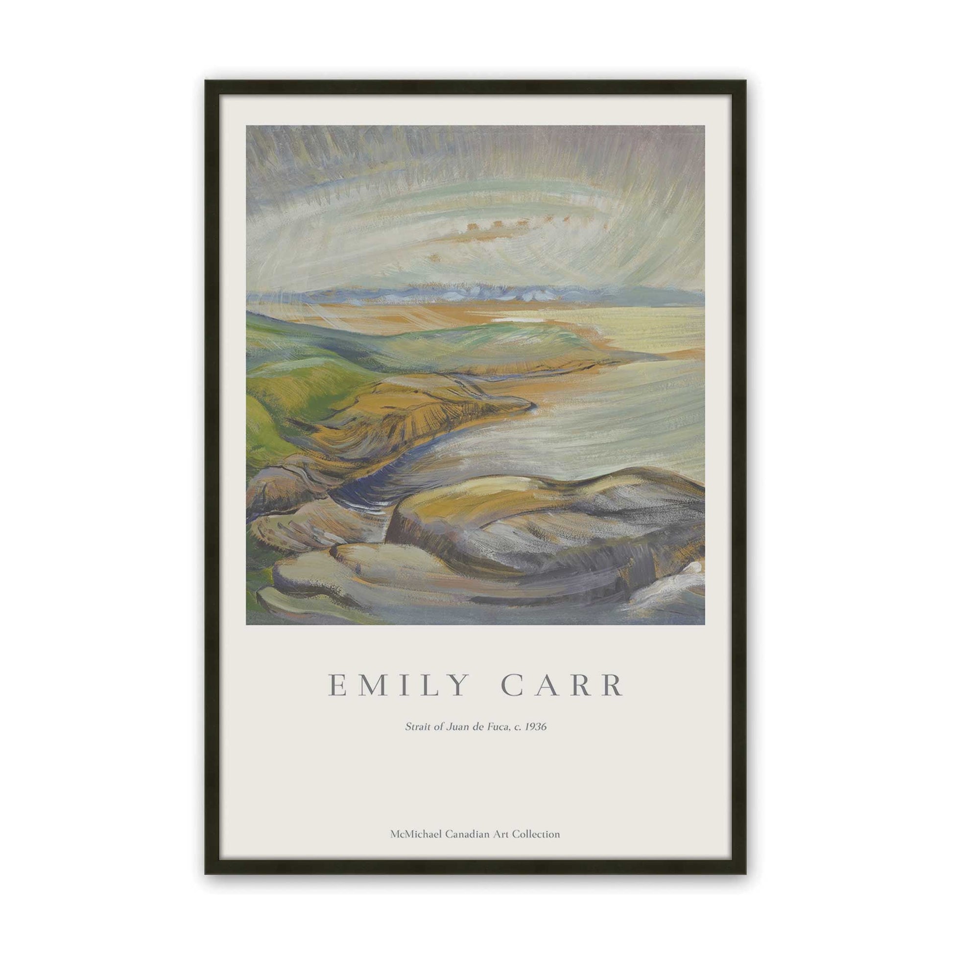 [Color:Satin Black], Picture of art in a Satin Black frame