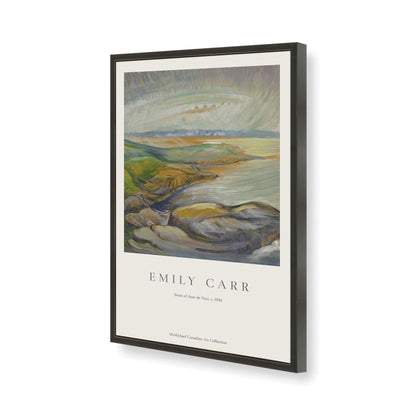 [Color:Satin Black], Picture of art in a Satin Black frame of the corner