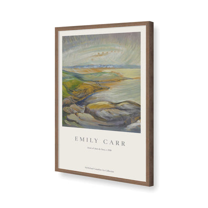 [Color:Walnut], Picture of art in a Walnut frame of the corner