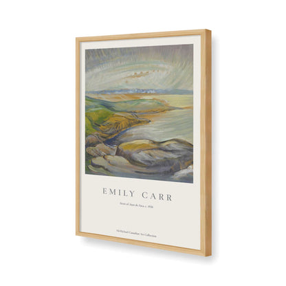 [Color:American Maple], Picture of art in a American Maple frame of the corner