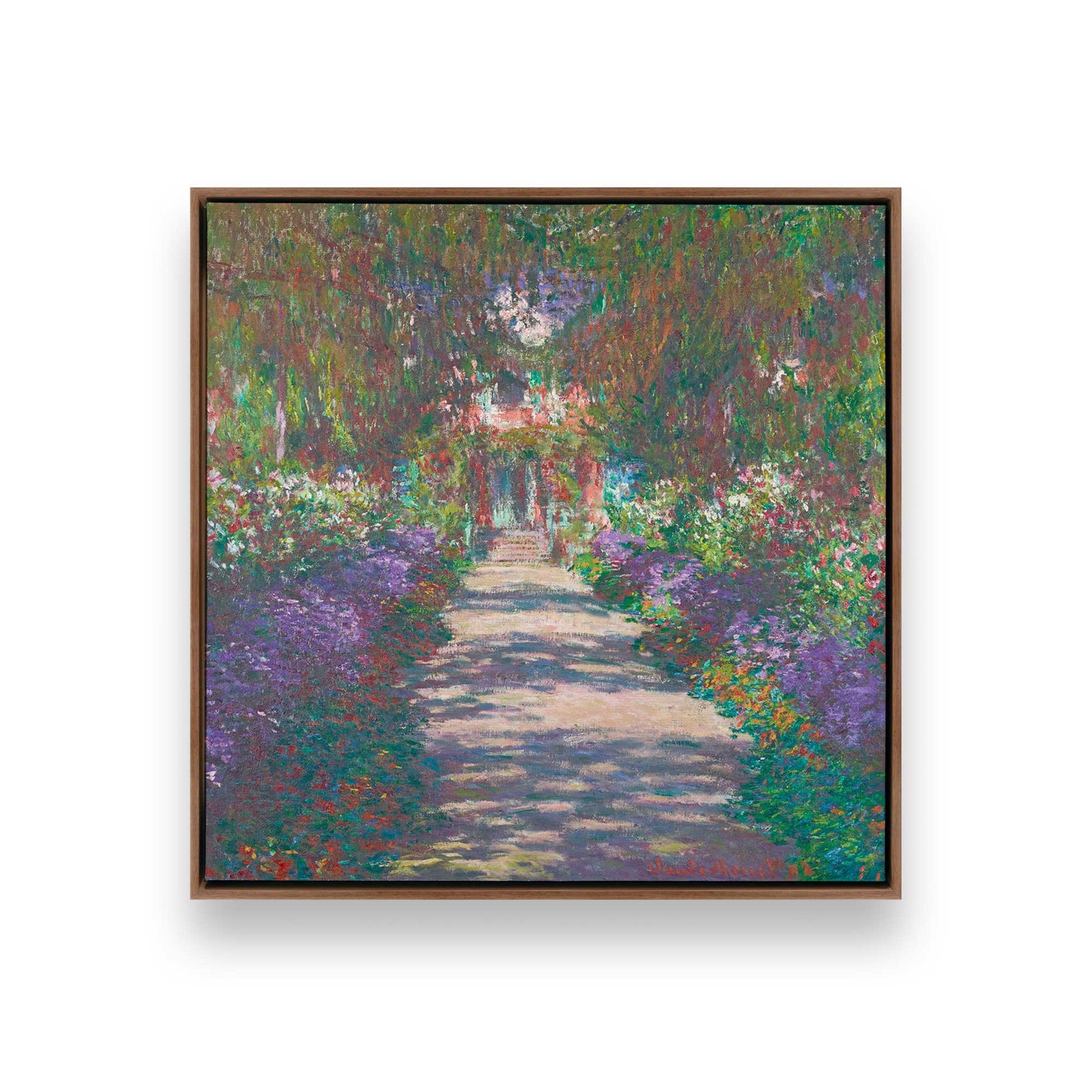 [Color:Satin Black], Picture of art in a Satin Black frame