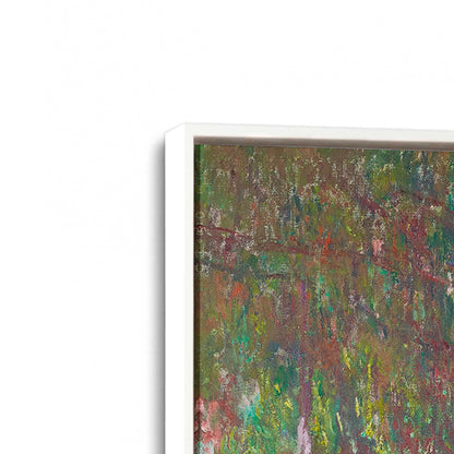 [Color:Opaque White], Picture of art in a White frame at an angle