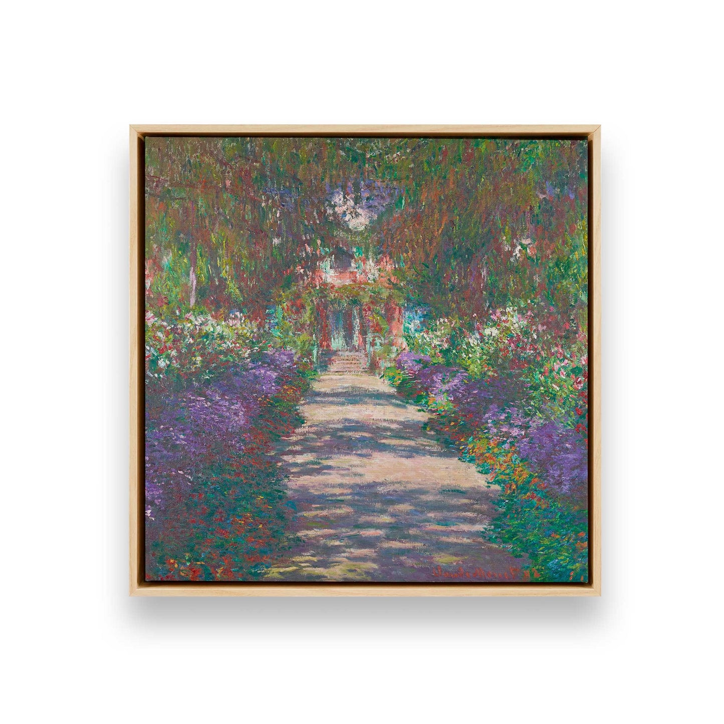 [Color:American Maple], Picture of art in a American Maple frame