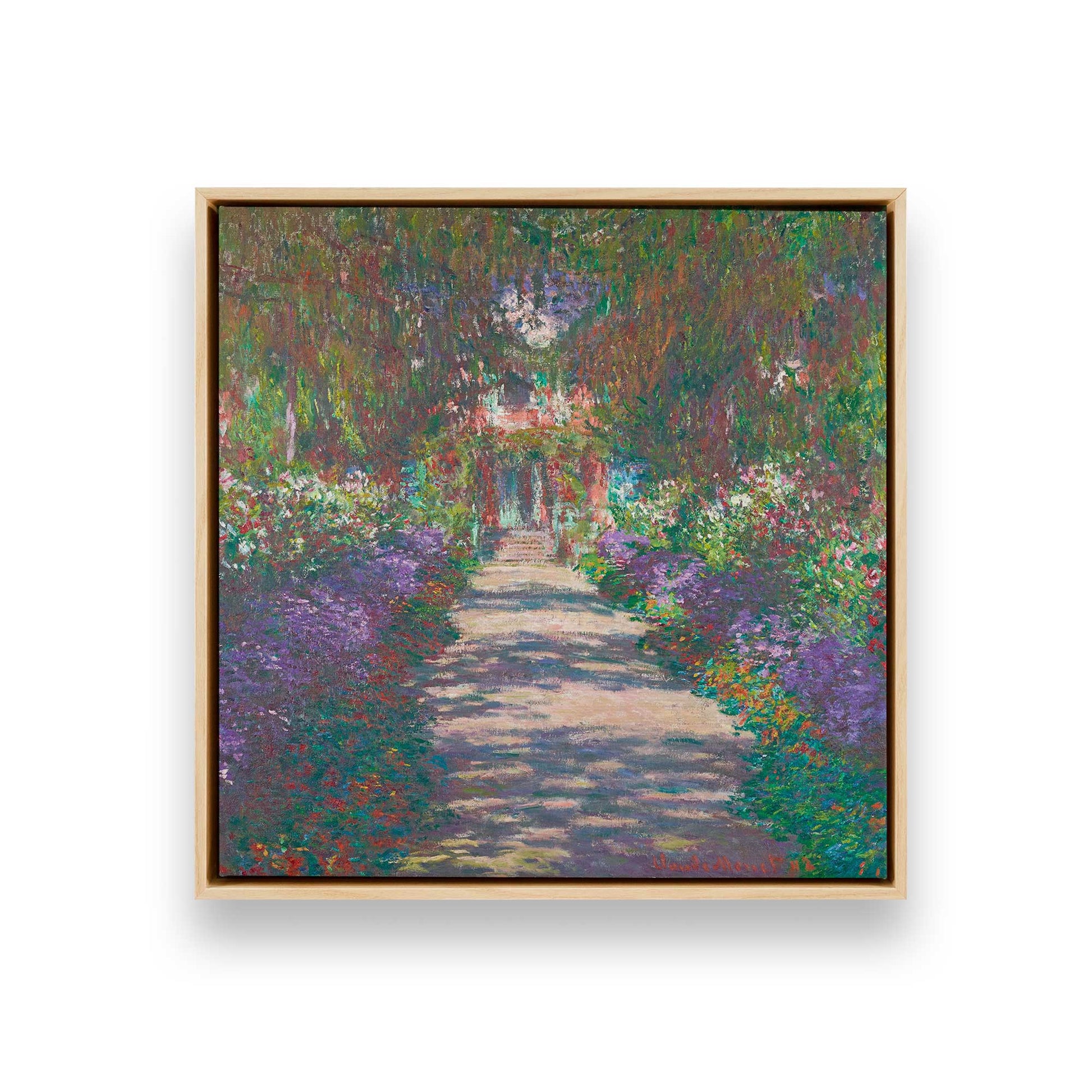[Color:American Maple], Picture of art in a American Maple frame