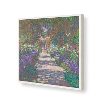 [Color:Opaque White], Picture of art in a Opaque White frame of the corner