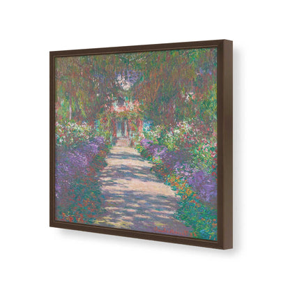 [Color:Espresso], Picture of art in a Espresso frame of the corner