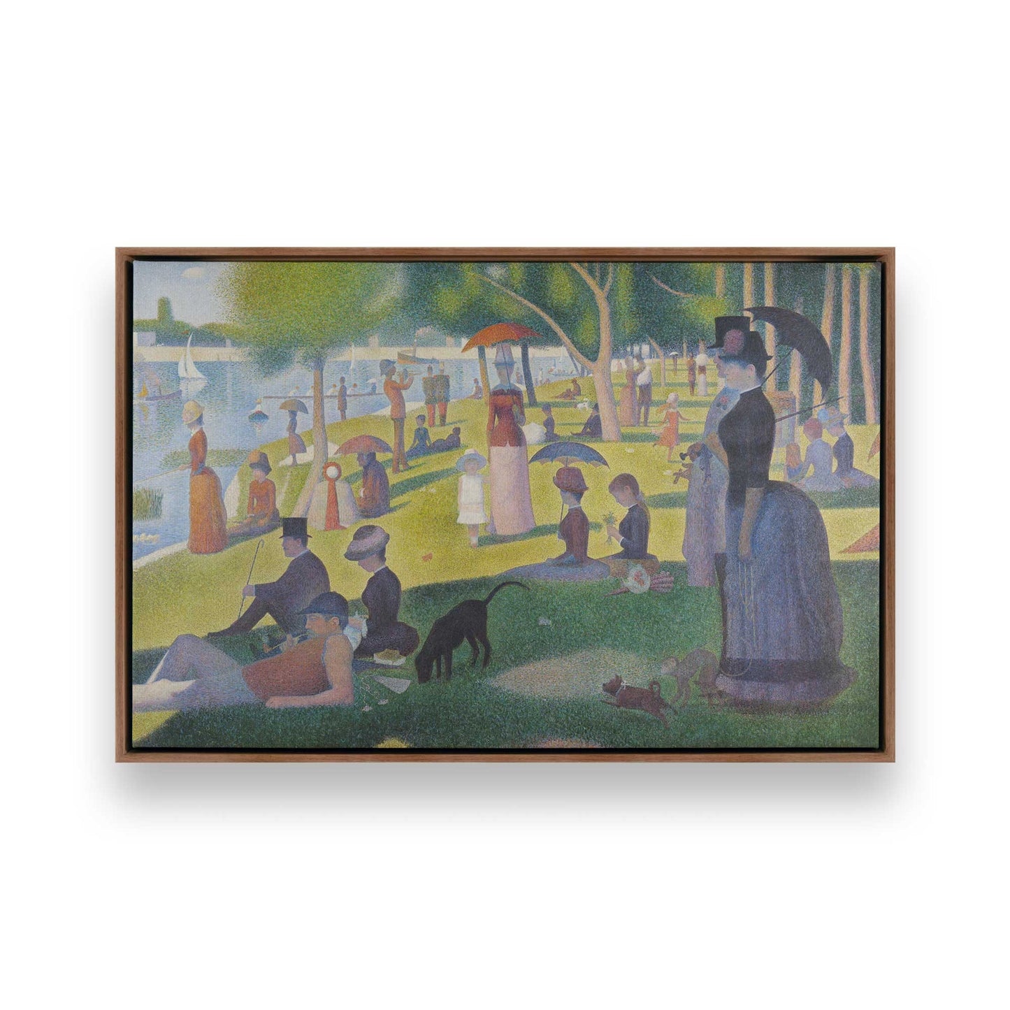 [Color:Walnut], Picture of art in a Walnut frame