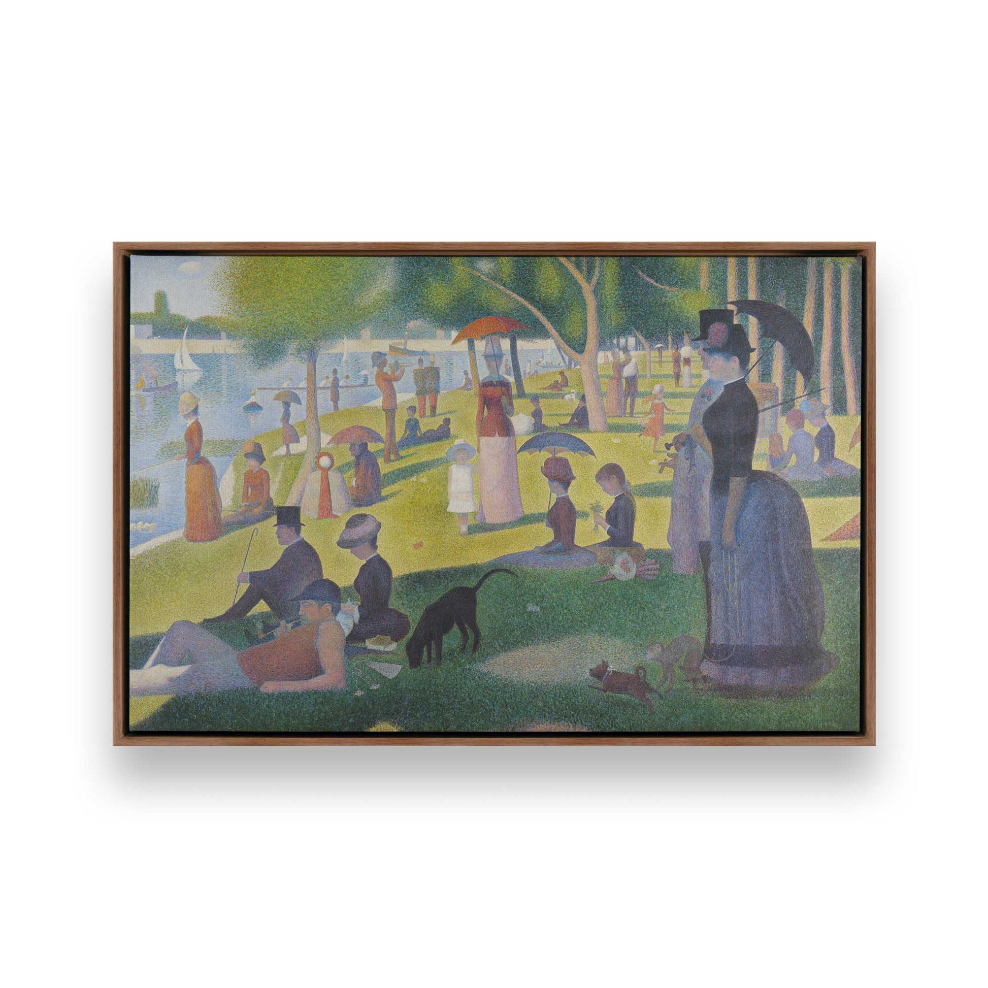[Color:Walnut], Picture of art in a Walnut frame