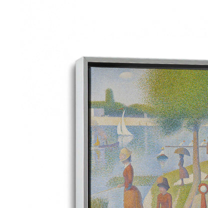 [Color:Polished Chrome], Picture of art in a Polished Chrome frame at an angle