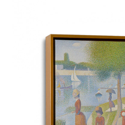[Color:Polished Gold], Picture of art in a Polished Gold frame at an angle