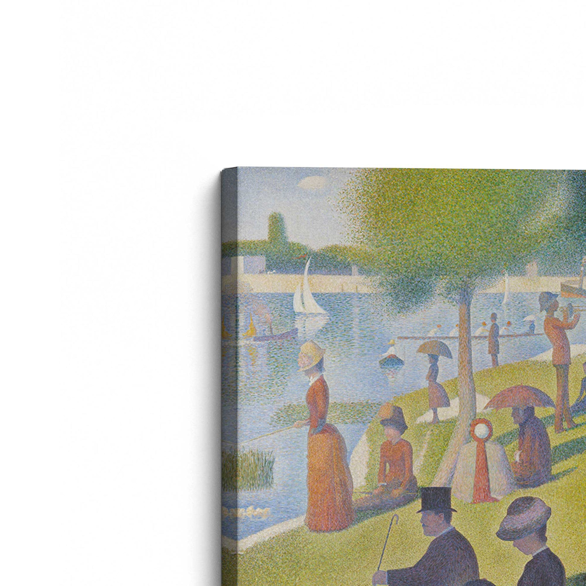 [Color:Stretched Canvas], Picture of the corner of the art