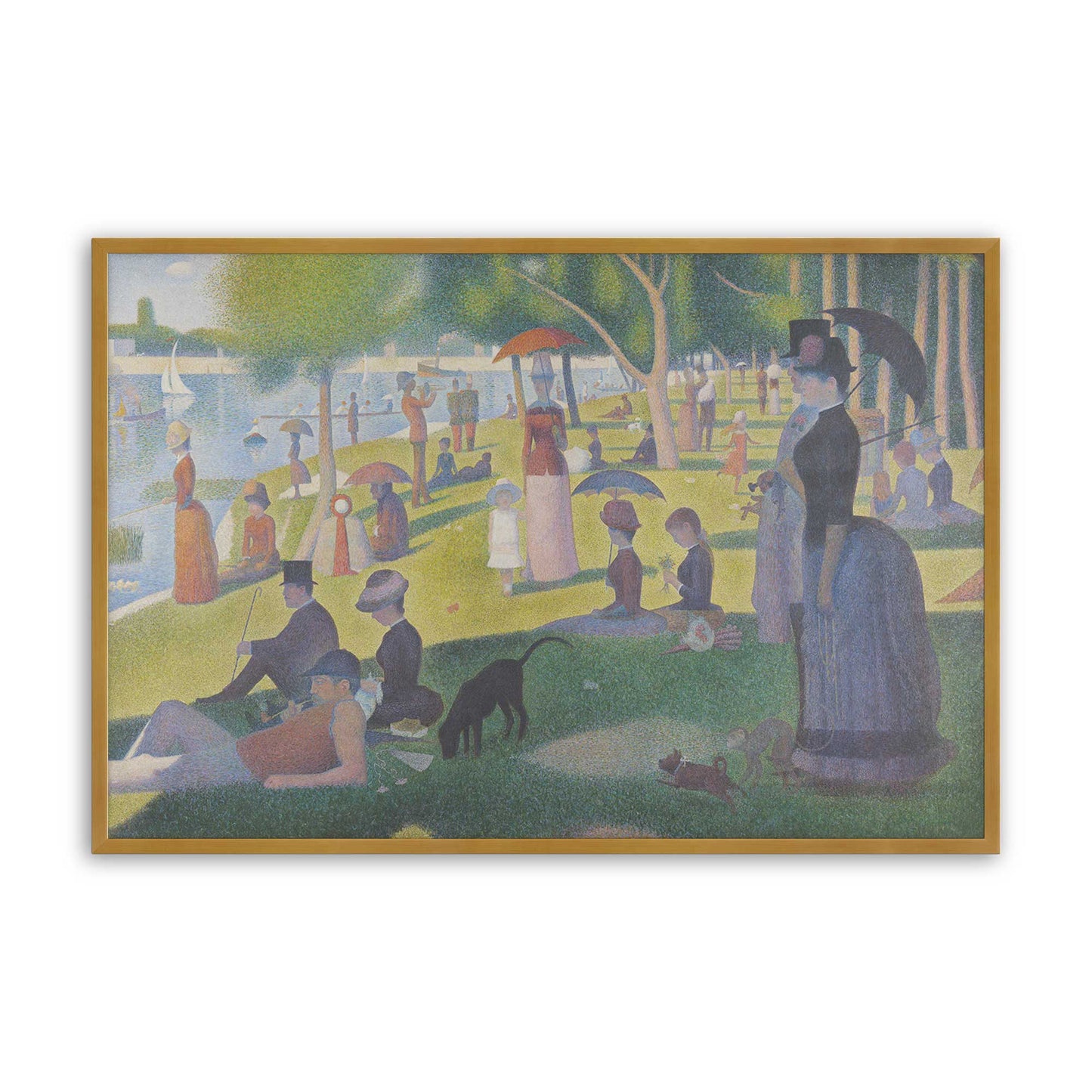 [Color:Polished Gold], Picture of art in a Polished Gold frame
