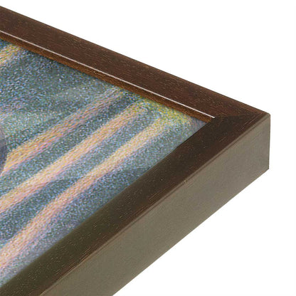 [Color:Belvinder Brown], Picture of art in a Belvinder Brown frame at an angle