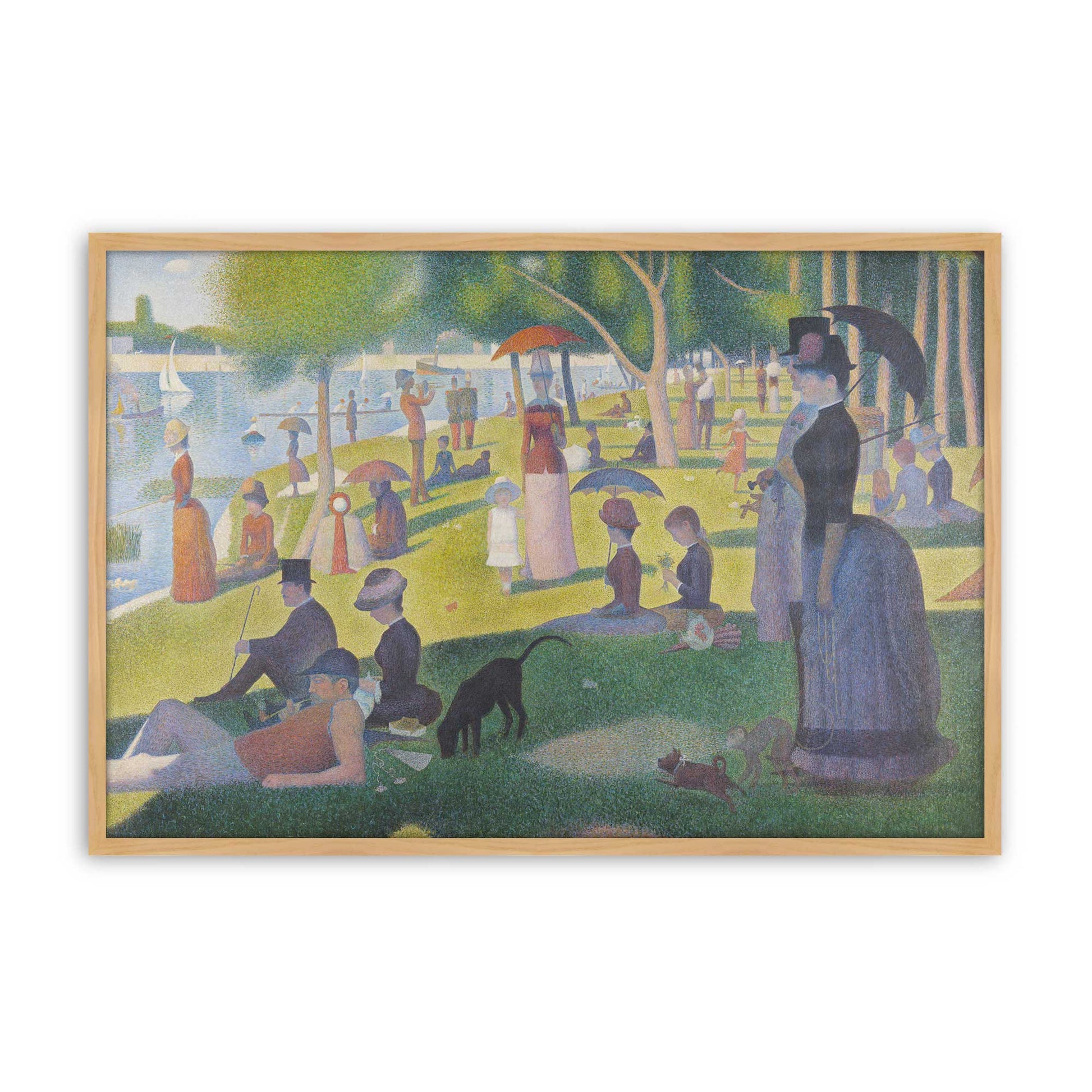 [Color:American Maple], Picture of art in a American Maple frame
