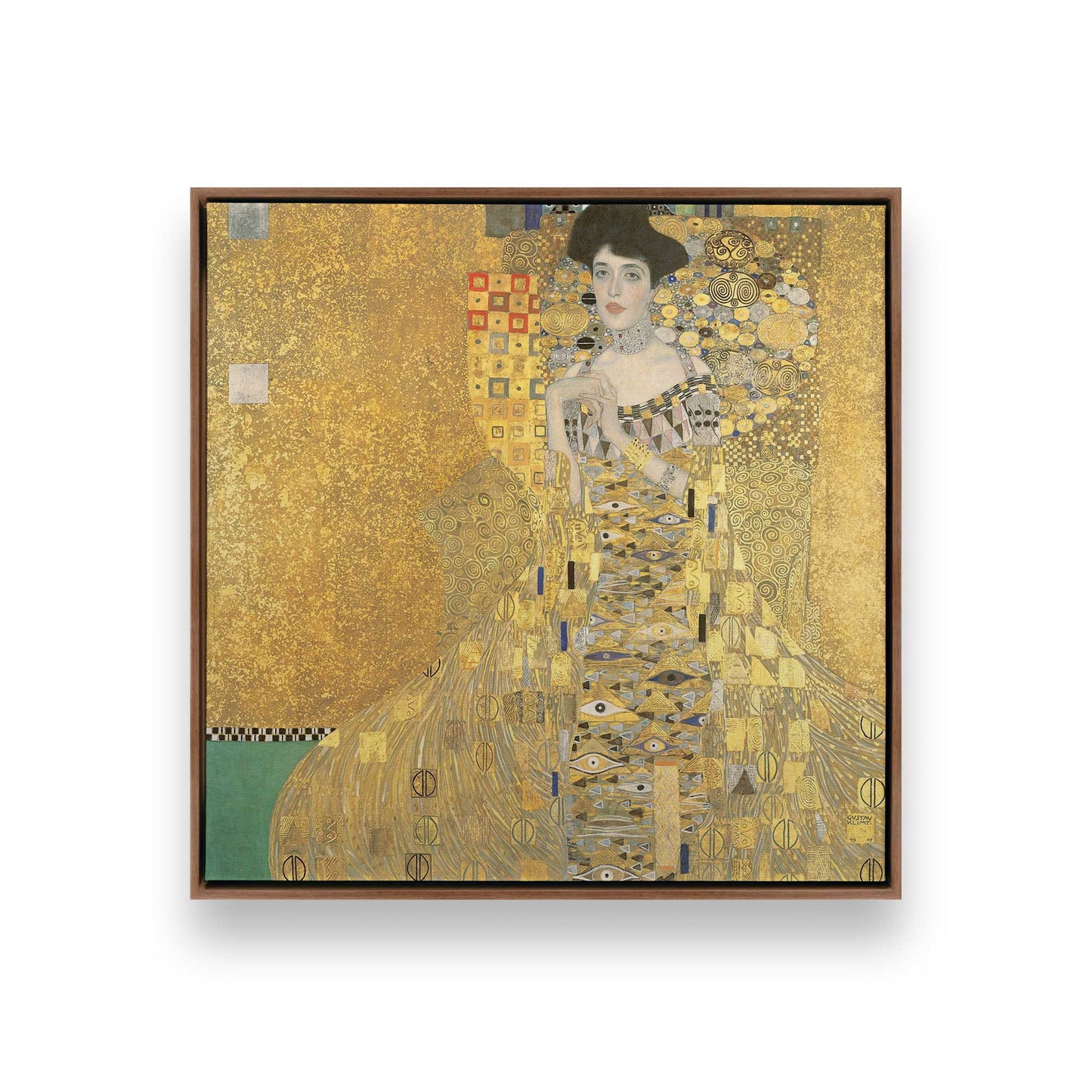 [Color:Walnut], Picture of art in a Walnut frame