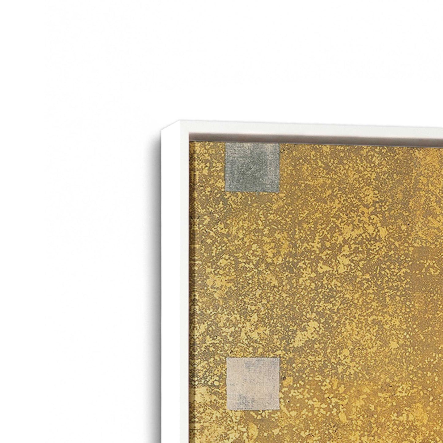[Color:Opaque White], Picture of art in a White frame at an angle